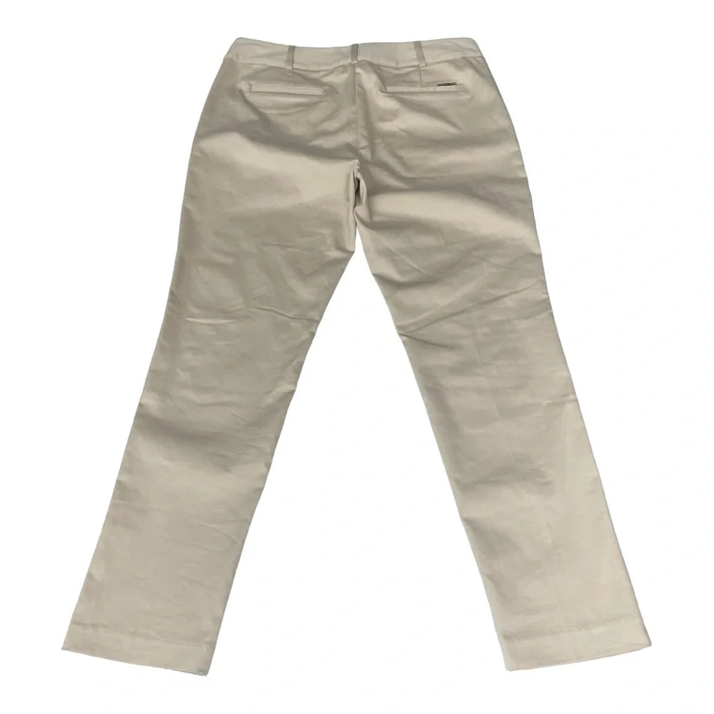 Michael Kors lightweight Khaki flat front pants size 10
